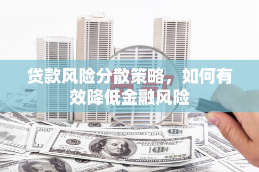 西塞山贷款风险分散策略，如何有效降低金融风险