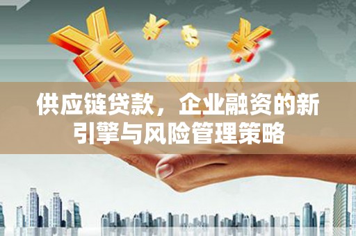 西塞山供应链贷款，企业融资的新引擎与风险管理策略