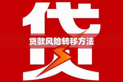 西塞山贷款风险转移方法