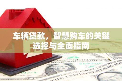 西塞山车辆贷款，智慧购车的关键选择与全面指南