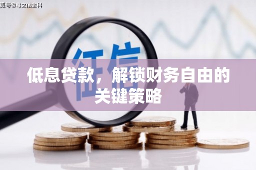 西塞山低息贷款，解锁财务自由的关键策略