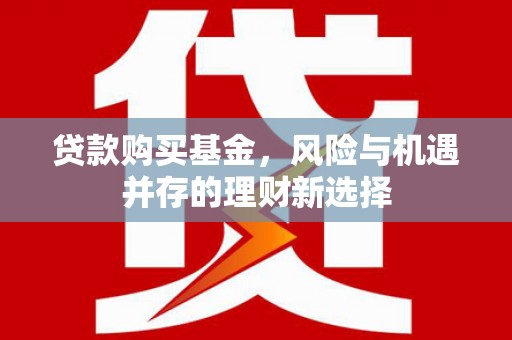 西塞山贷款购买基金，风险与机遇并存的理财新选择