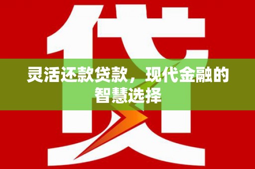 西塞山灵活还款贷款，现代金融的智慧选择