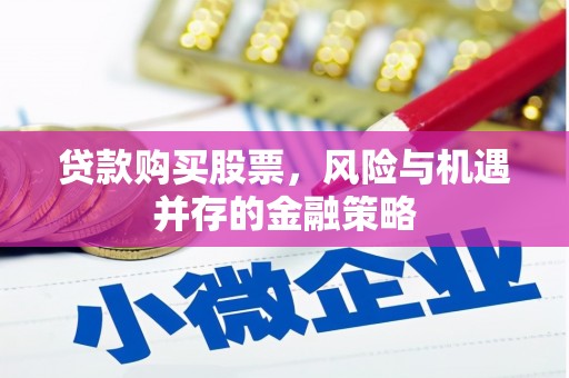 西塞山贷款购买股票，风险与机遇并存的金融策略