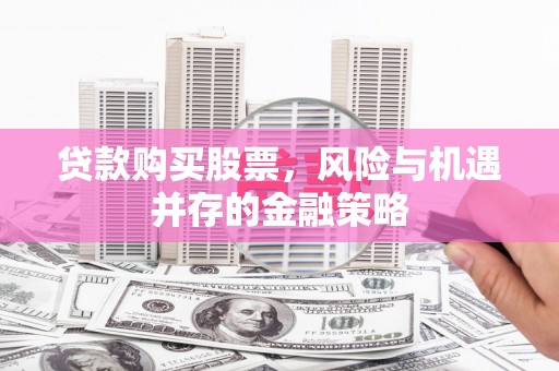 西塞山贷款购买股票，风险与机遇并存的金融策略