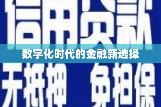 西塞山数字化时代的金融新选择