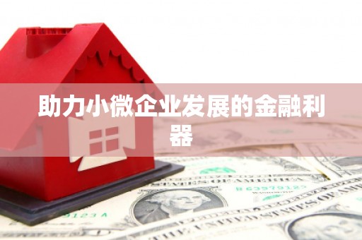 西塞山助力小微企业发展的金融利器