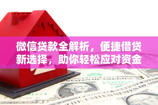 西塞山微信贷款全解析，便捷借贷新选择，助你轻松应对资金需求